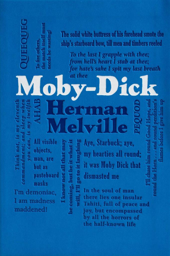 Moby-Dick book cover, a challenging classic for advanced readers